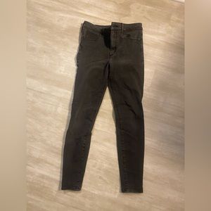 Abercrombie and Fitch Ultra High Rise Super Skinny Black Jeans